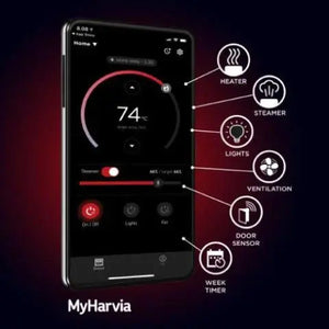 Harvia Xenio WiFi Remote Control - Fitness Recovery Lab