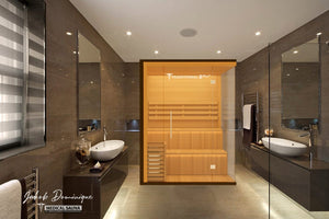 Medical Breakthrough Saunas - Traditional 8 Plus™ 4-5 Person Indoor Steam Sauna - Fitness Recovery Lab