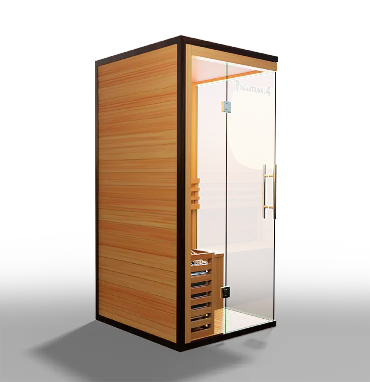 Medical Breakthrough Saunas Traditional 4™ 1 Person Indoor Steam Sauna - Fitness Recovery Lab