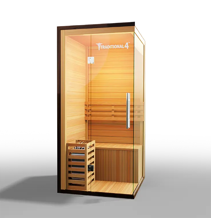 Medical Breakthrough Saunas Traditional 4™ 1 Person Indoor Steam Sauna - Fitness Recovery Lab
