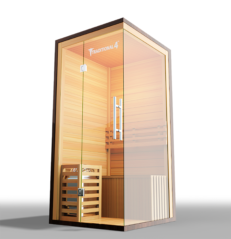 Medical Breakthrough Saunas Traditional 4™ 1 Person Indoor Steam Sauna - Fitness Recovery Lab