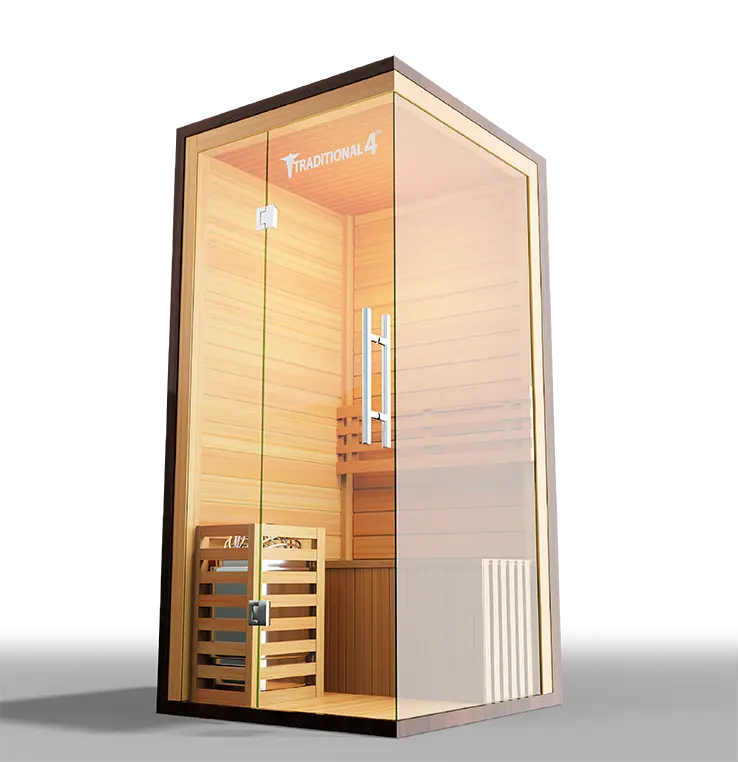 Medical Breakthrough Saunas Traditional 4™ 1 Person Indoor Steam Sauna - Fitness Recovery Lab