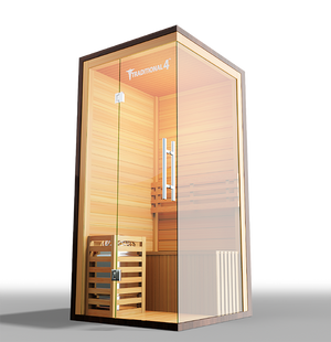 Medical Breakthrough Saunas Traditional 4™ 1 Person Indoor Steam Sauna - Fitness Recovery Lab