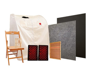 Therasage Portable Infrared Sauna with Red Light (White) - Thera360 PLUS Personal - Fitness Recovery Lab