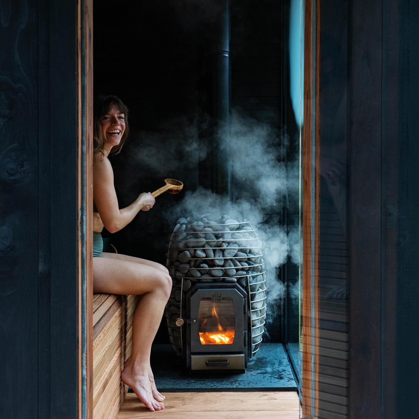 HUUM Thru-Wall Sauna Wood Stove Chimney Kit