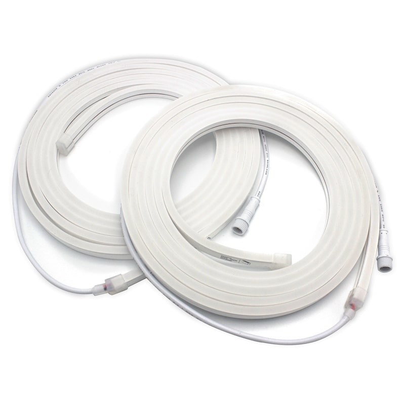 Prosaunas White Sauna Light Kit with Two 10&#39; Flexible LED Strips