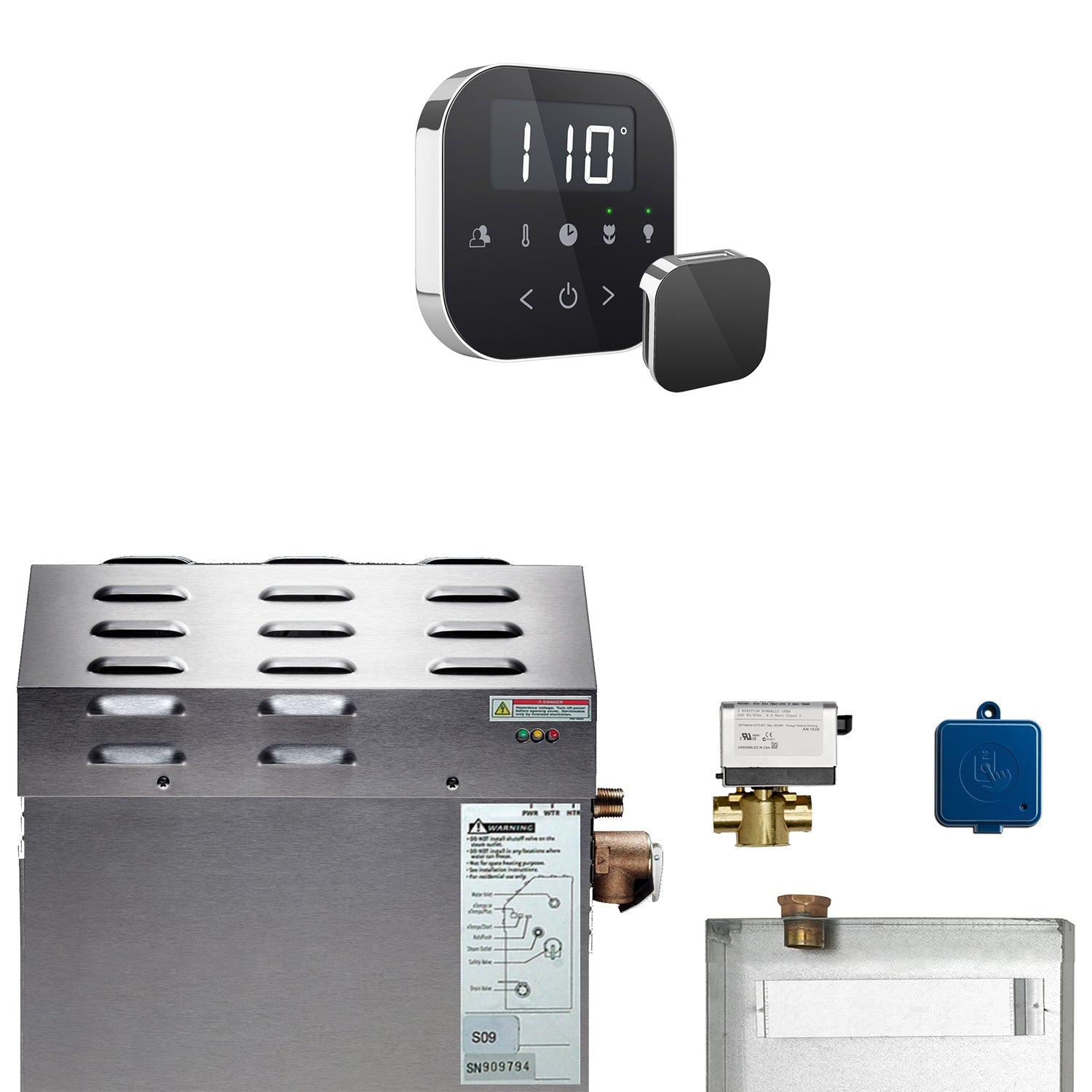 Mr. Steam AirButler Steam Shower Generator Package with AirTempo Control - Fitness Recovery Lab