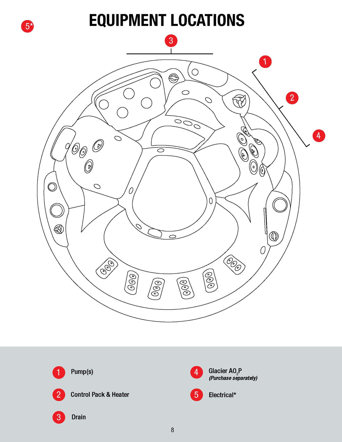 Canadian Spa Ottawa 2-5 Person Luxury Hot Tub - Fitness Recovery Lab