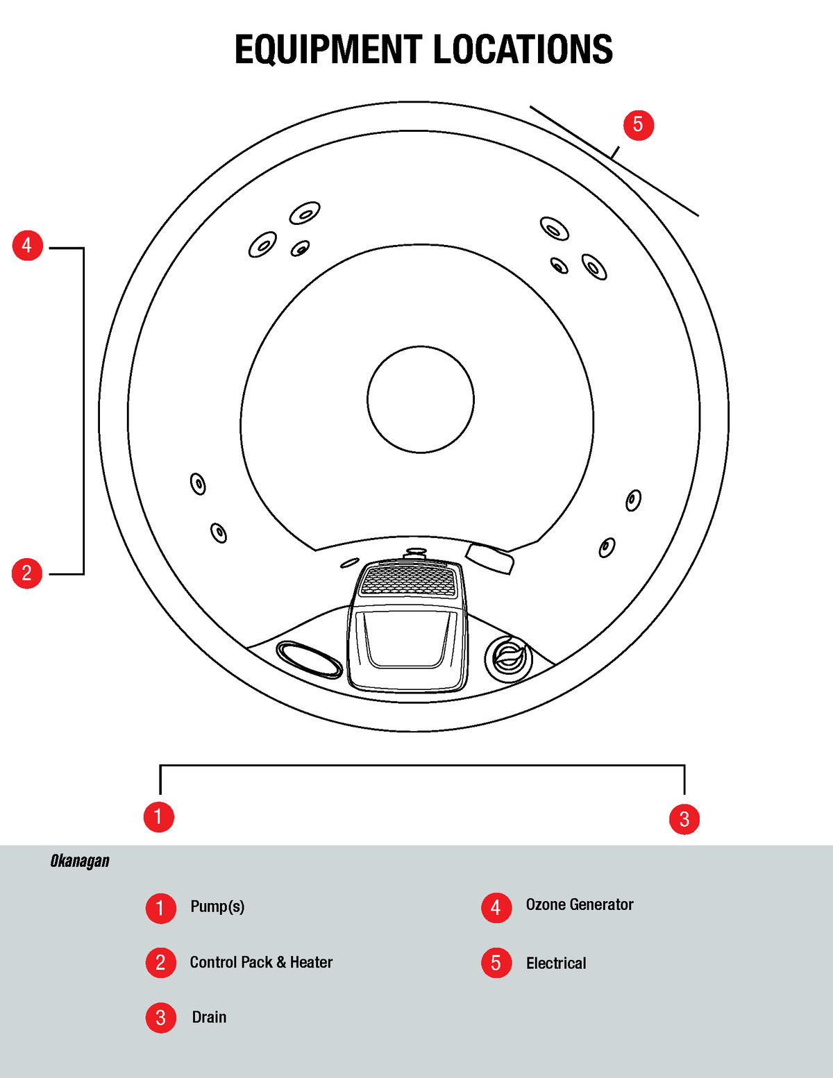 Canadian Spa Okanagan 2-4 Person Luxury Hot Tub - Fitness Recovery Lab