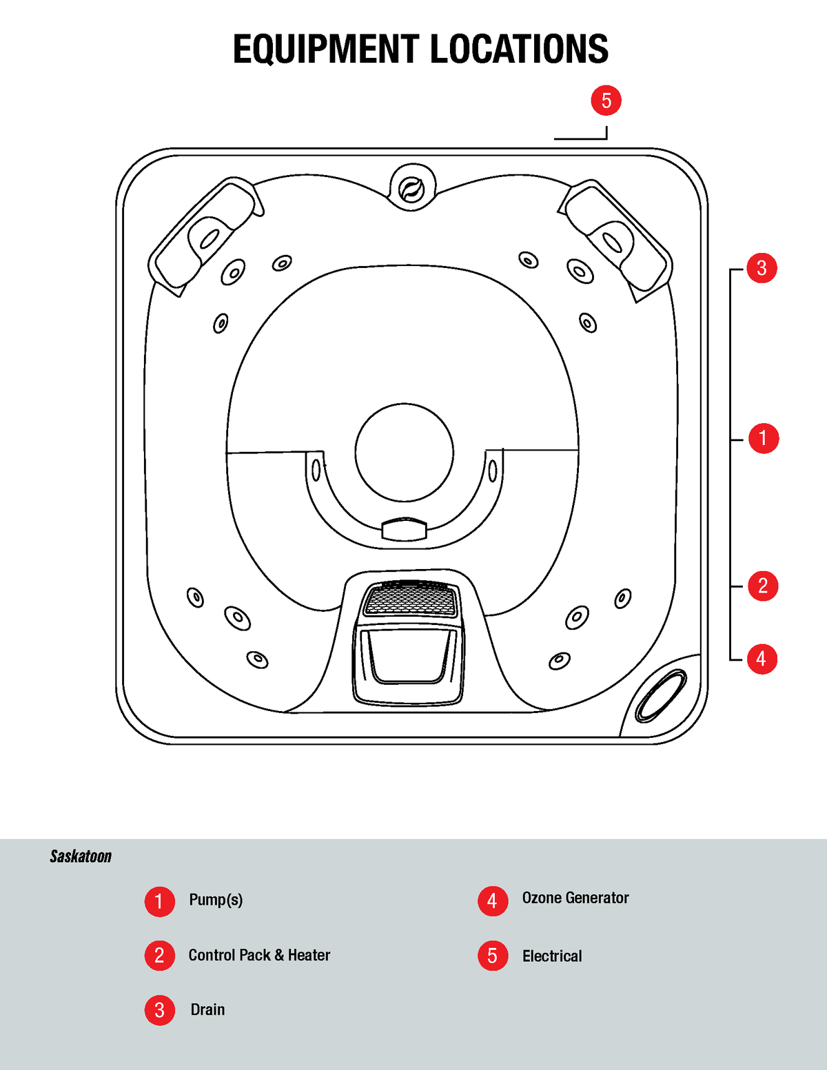 Canadian Spa Saskatoon 2-4 Person Luxury Hot Tub - Fitness Recovery Lab