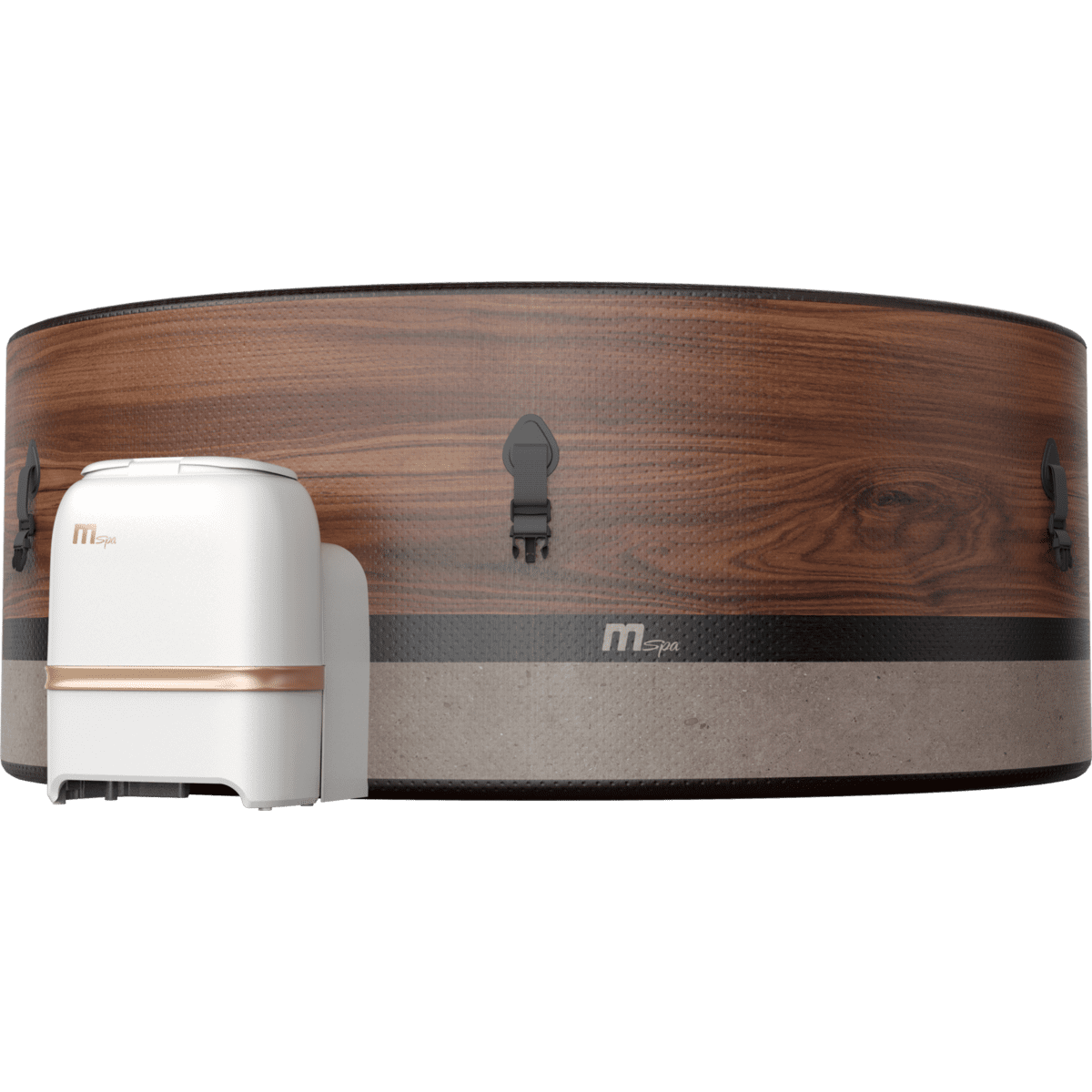 MSPA FRAME Duet Round 2-6 Person Inflatable Hot Tub Spa