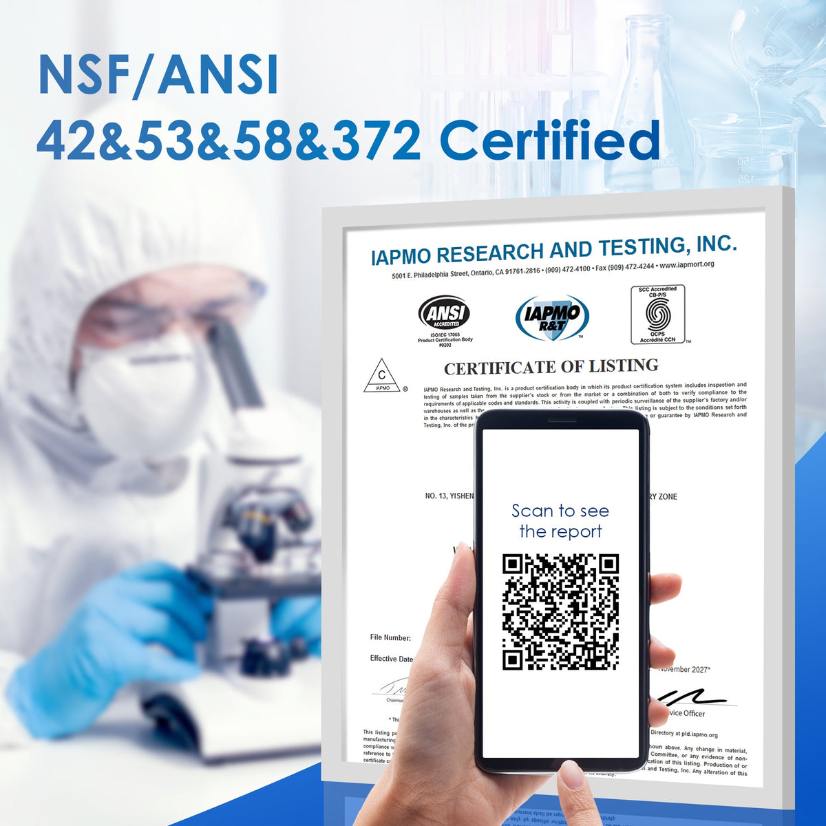 Waterdrop G3P800 Reverse Osmosis Tankless System with UV Sterilizing Light - 800 GPD - Fitness Recovery Lab