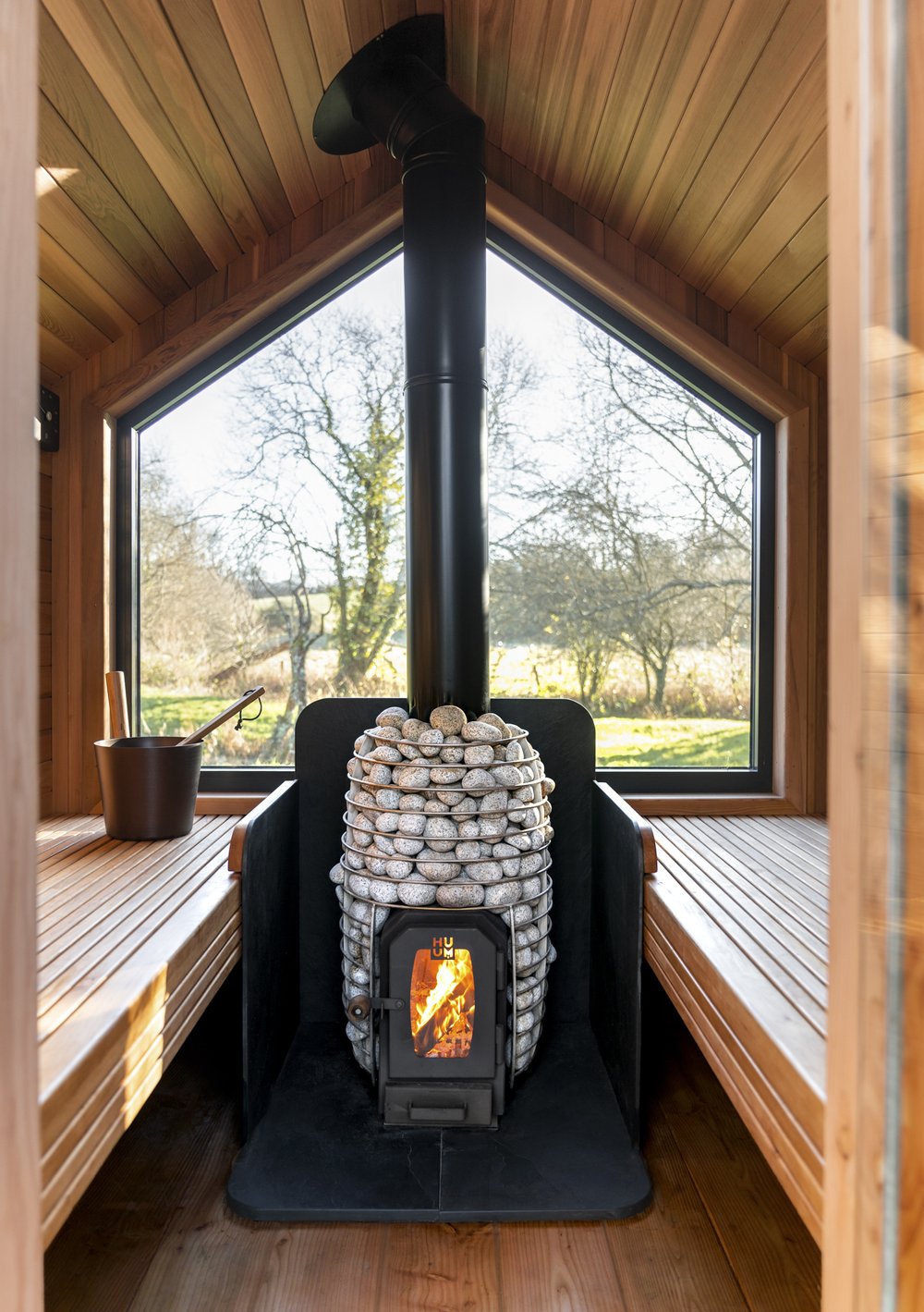 HUUM HIVE HEAT Wood Burning Sauna Stove / Heater 12kW - Fitness Recovery Lab