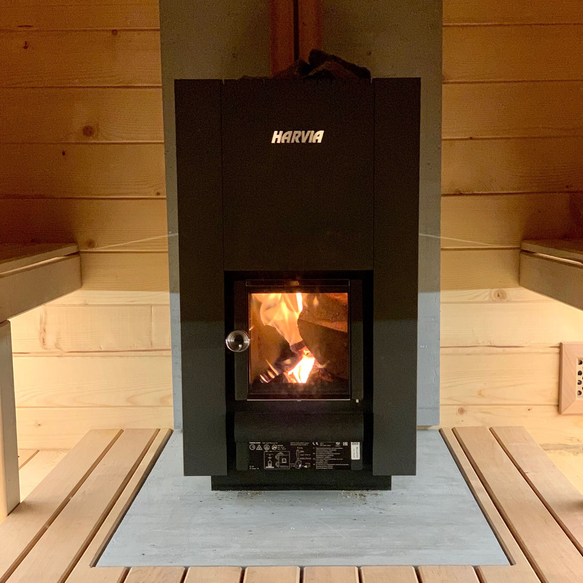 Harvia Linear 16 Wood Burning 17.9kW Sauna Stove - image 13