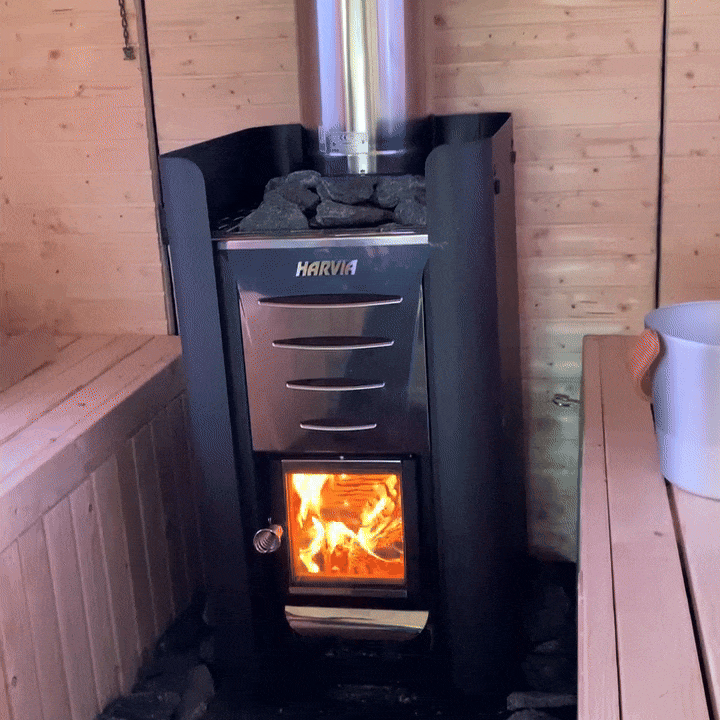 Harvia M3 16.5kW Wood Burning Sauna Stove - view 4
