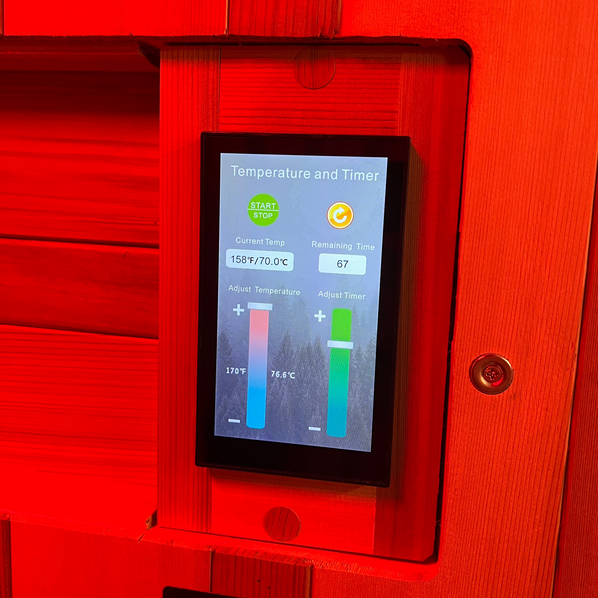 Finnmark Trinity 4-Person Hybrid Infrared & Traditional Steam Sauna & Red Light Therapy |  FD-5