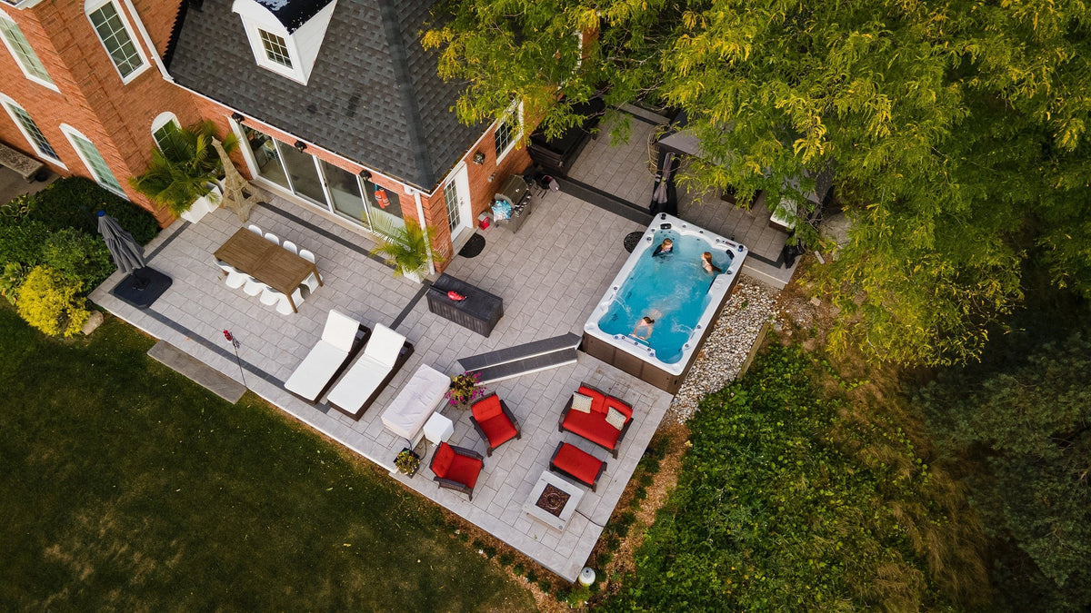 Canadian Spa St. Lawrence 13ft 12-Person Luxury Swim Spa - Fitness Recovery Lab