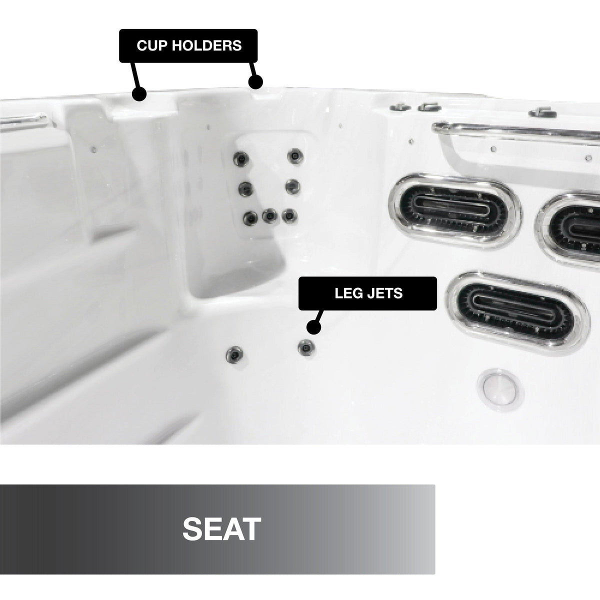 Canadian Spa St. Lawrence 20ft 17-Person Luxury Swim Spa - Fitness Recovery Lab