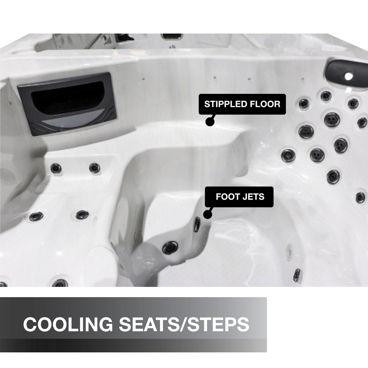 Canadian Spa St. Lawrence 20ft 17-Person Luxury Swim Spa - Fitness Recovery Lab