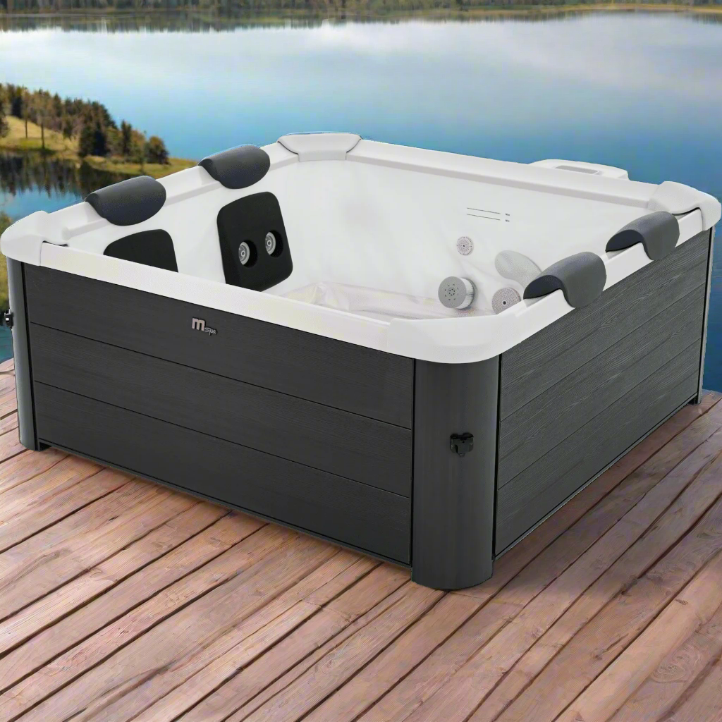 Hot Tubs M Spa MSpa Tekapo Person Inflatable Squared Hot Tub