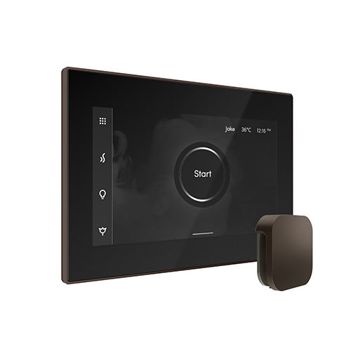 Mr. Steam iSteamX Steam Shower Control and Aroma Glass SteamHead