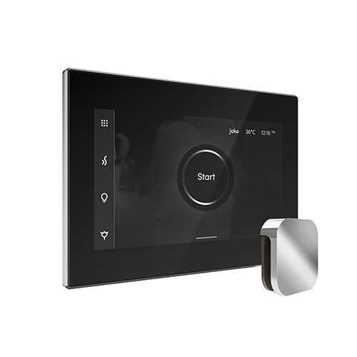 Mr. Steam iSteamX Steam Shower Control and Aroma Glass SteamHead