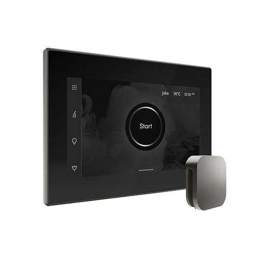 Mr. Steam iSteamX Steam Shower Control and Aroma Glass SteamHead