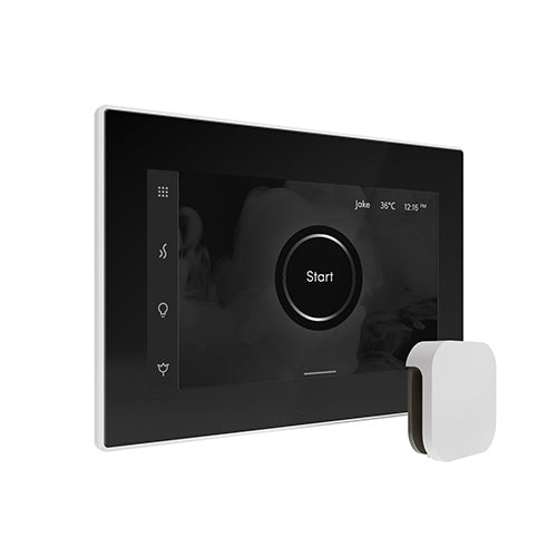 Mr. Steam iSteamX Steam Shower Control and Aroma Glass SteamHead