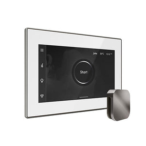 Mr. Steam iSteamX Steam Shower Control and Aroma Glass SteamHead