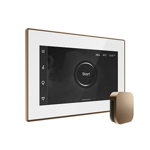 Mr. Steam iSteamX Steam Shower Control and Aroma Glass SteamHead