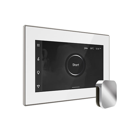 Mr. Steam iSteamX Steam Shower Control and Aroma Glass SteamHead