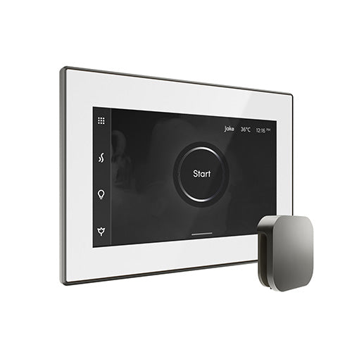 Mr. Steam iSteamX Steam Shower Control and Aroma Glass SteamHead