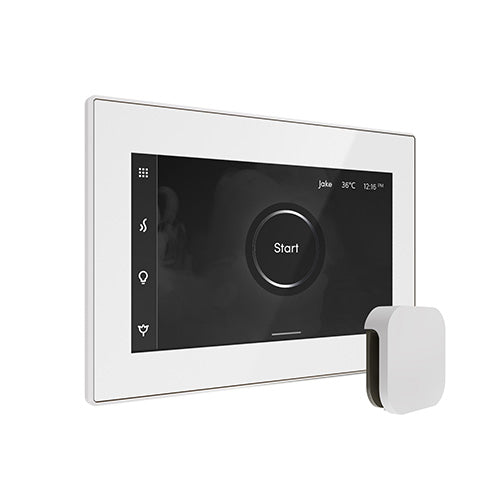 Mr. Steam iSteamX Steam Shower Control and Aroma Glass SteamHead