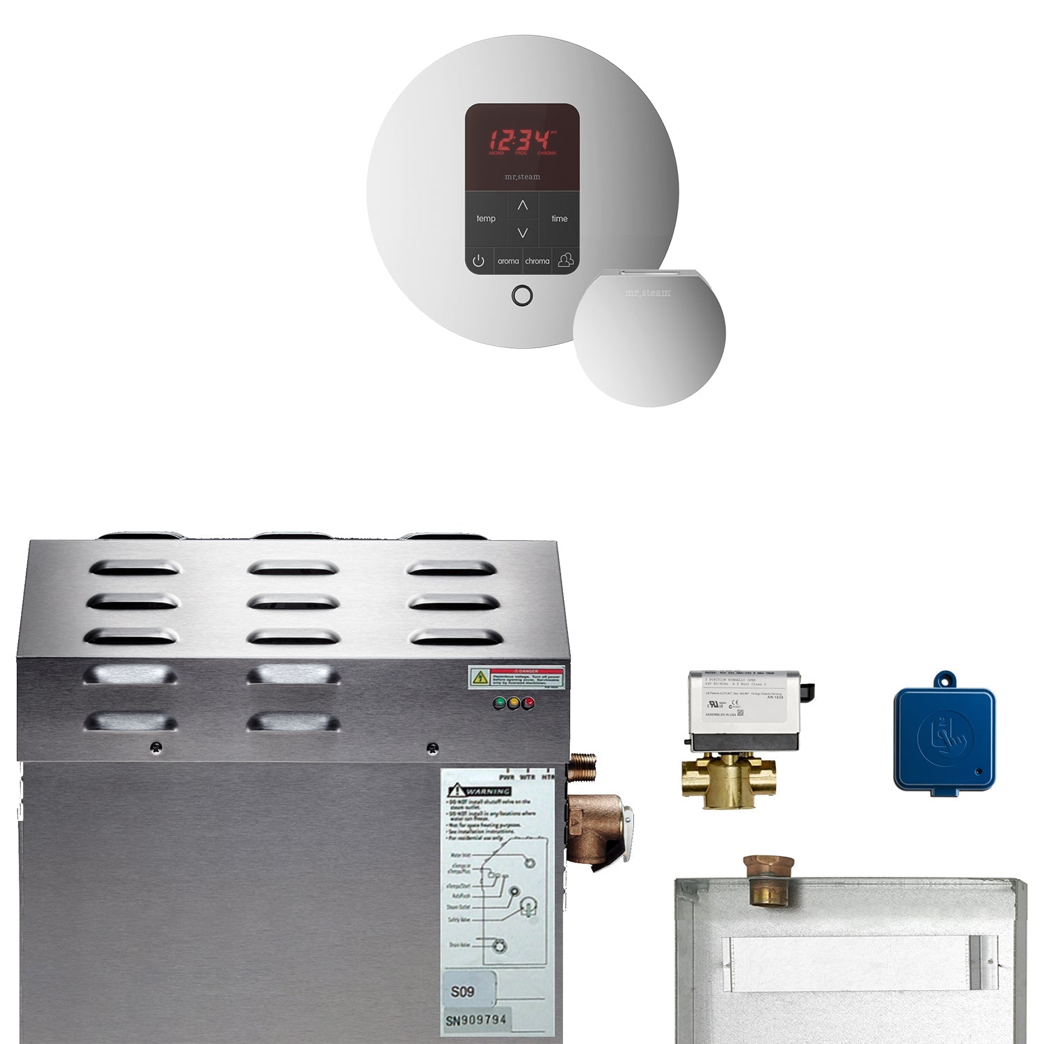 Mr. Steam Butler Steam Shower Generator Package with iTempoPlus Control - Fitness Recovery Lab