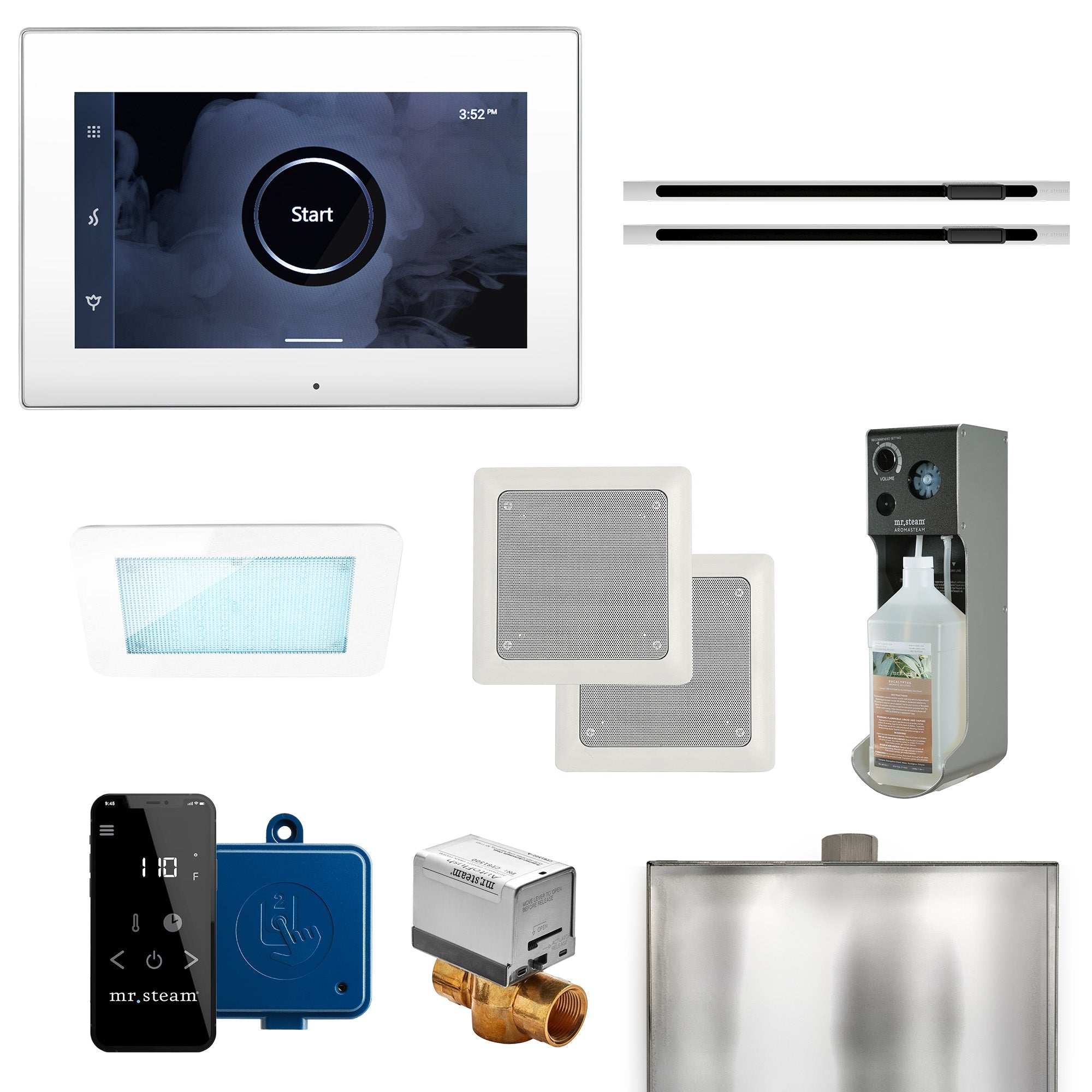 Mr. Steam XDream / iDream Steam Shower Control Package with iSteamX - Fitness Recovery Lab