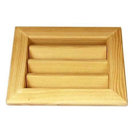 Bathology Sauna Room Vent, Hemlock,  4.5&quot; x 5.25&quot;