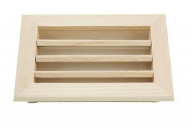 Bathology Sauna Room Vent, Hemlock, 6-3/4&quot; x 4-3/4&quot;