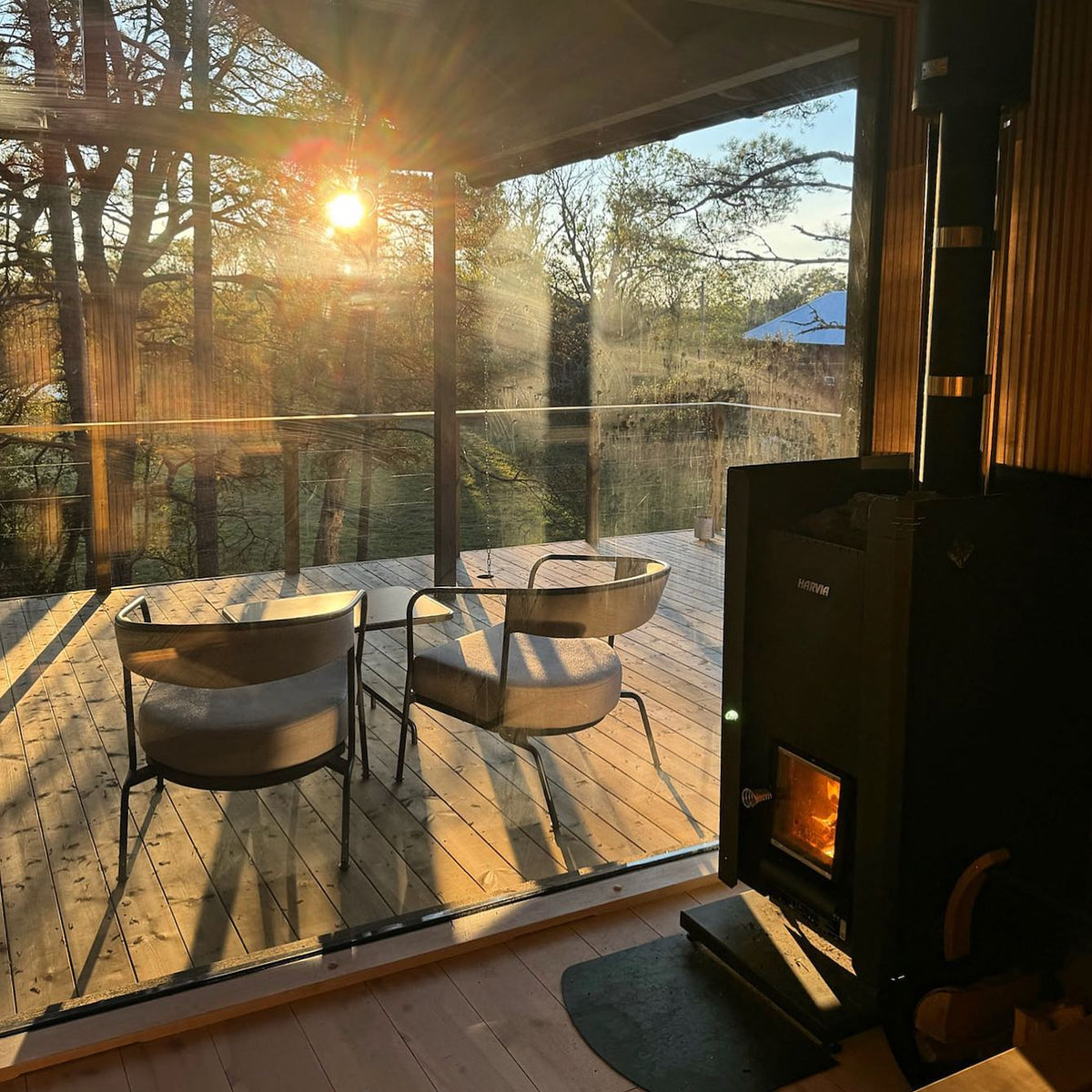 Harvia Linear 16 Wood Burning 17.9kW Sauna Stove - image 9