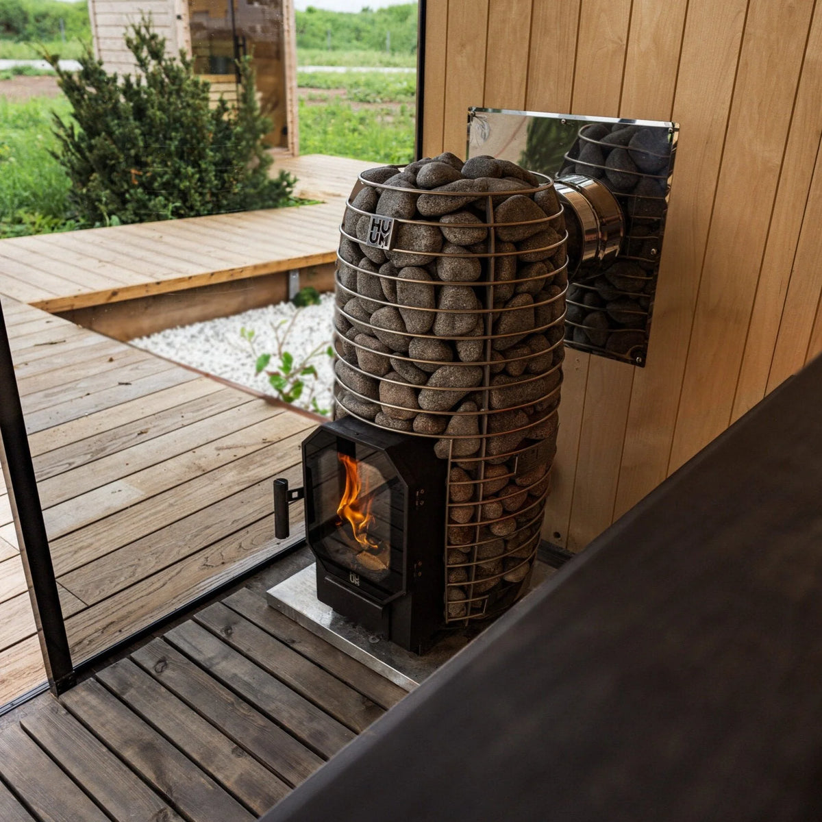 Huum HIVE FLOW Efficient Wood-Burning Sauna Stove