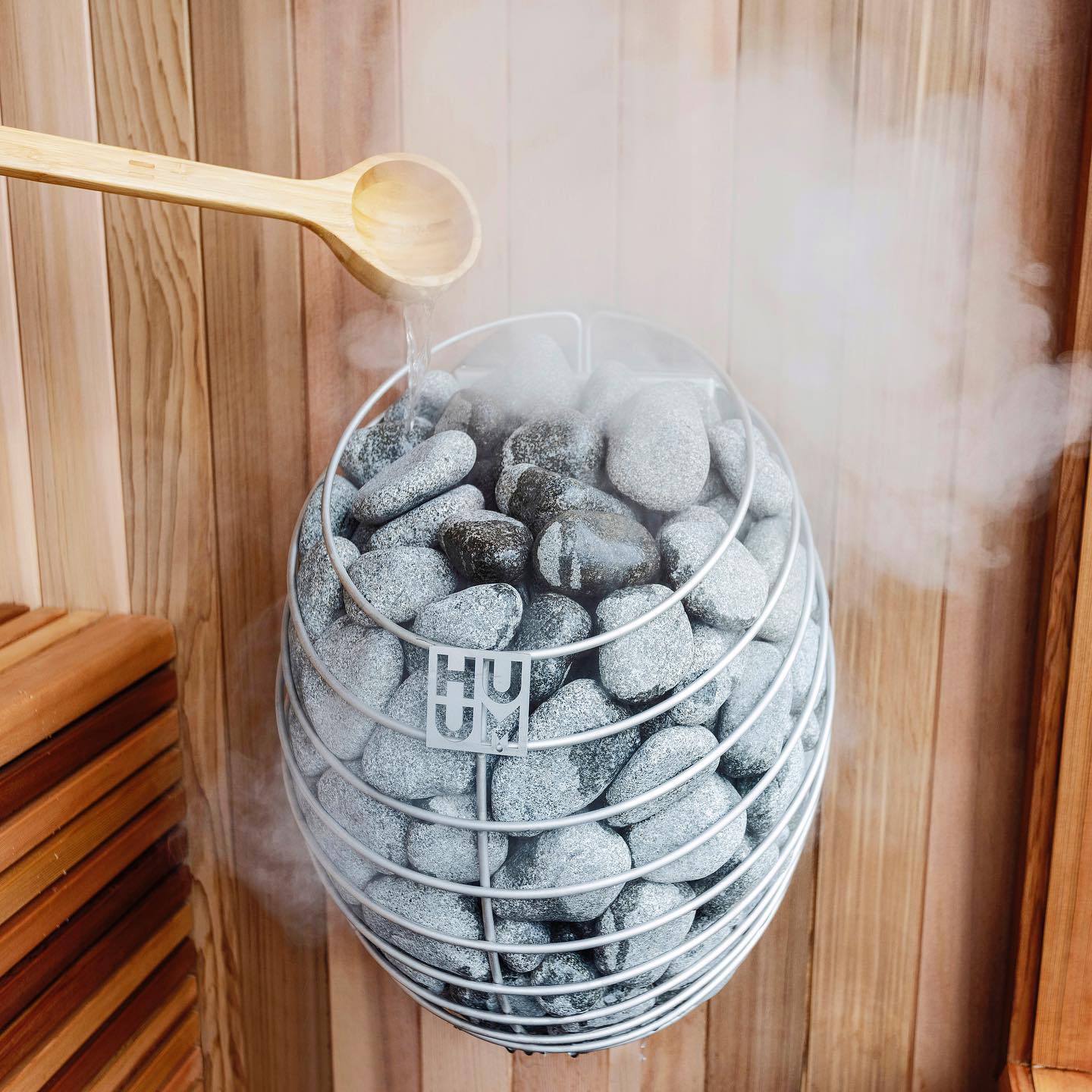 HUUM Drop Electric Sauna Heater Package with UKU Controls & Stones