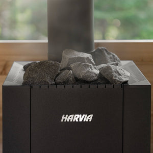 Harvia Linear 22 GreenFlame 15.7kW Wood Burning Sauna Stove - image 5