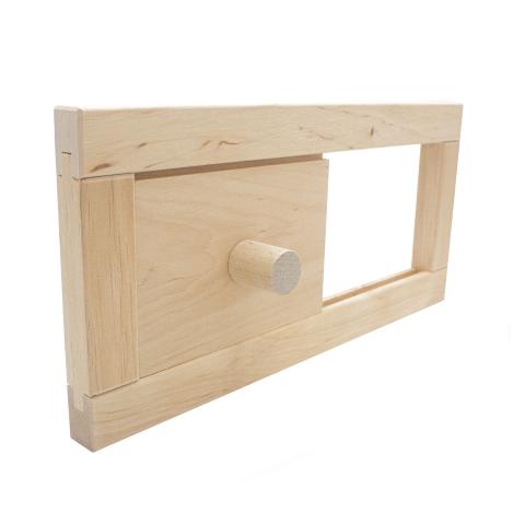 Alder Sauna Room Vent with Sliding Gate, 11&quot; x 5.2&quot;