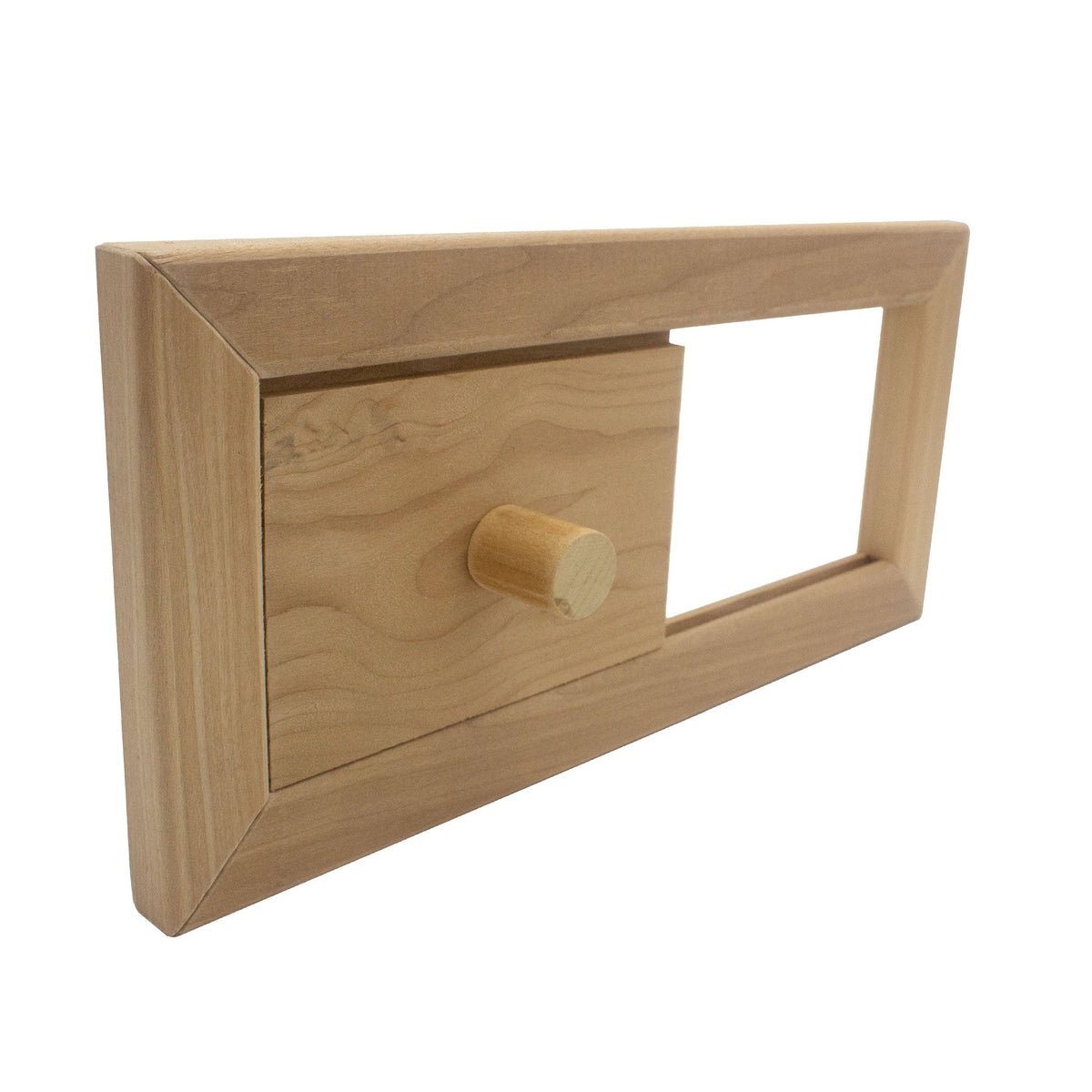 Thermo-Aspen Sauna Room Vent with Sliding Gate, 11&quot; x 5.2&quot;