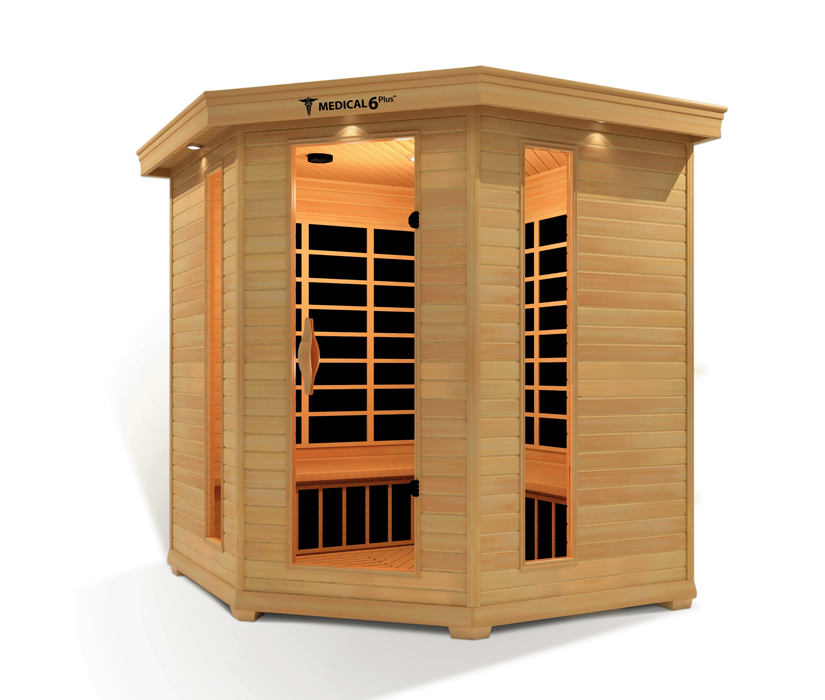 Medical Breakthrough Saunas - Medical 6™ 4 Person Indoor Infrared Sauna - Fitness Recovery Lab