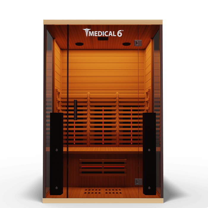 Medical Breakthrough Saunas - Medical 6 Ultra Full Spectrum 2 Person Indoor Infrared Sauna - Fitness Recovery Lab