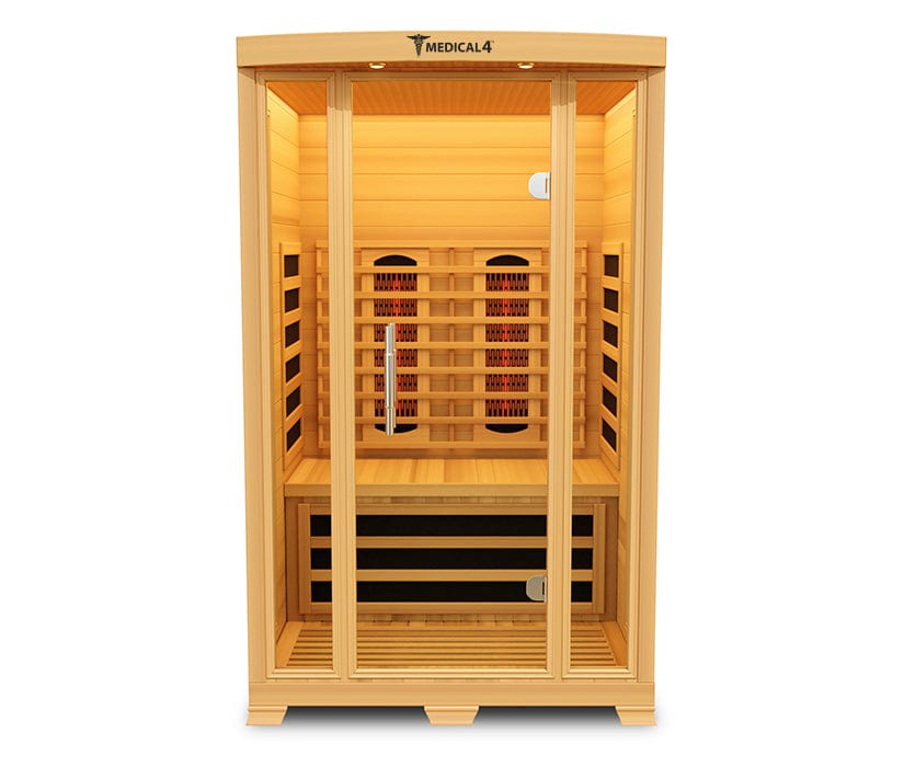 Medical Breakthrough Saunas - Medical 4 Version 2.0 Full Spectrum 2 Person Indoor Infrared Sauna - Fitness Recovery Lab