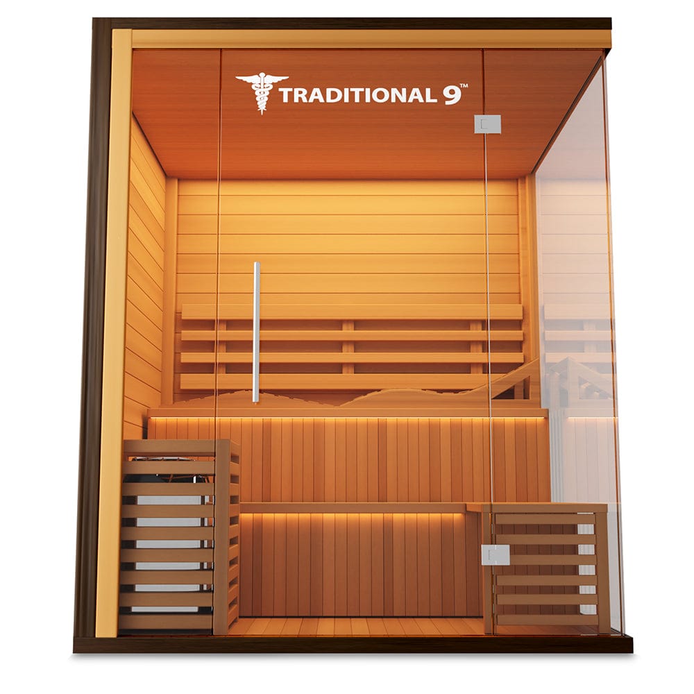 Medical Breakthrough Saunas - Traditional 9  4-7 Person Indoor Steam Sauna - Fitness Recovery Lab