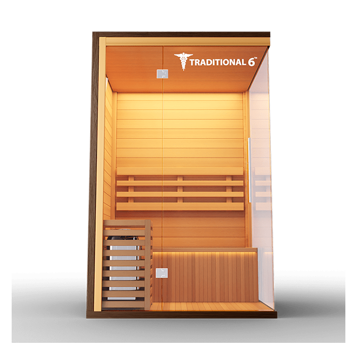 Medical Breakthrough Saunas - Traditional 6™ 3 Person Indoor Steam Sauna - Fitness Recovery Lab