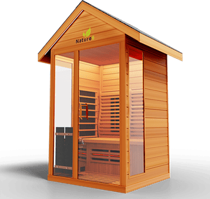 Medical Breakthrough Saunas - Nature 6 - 2 Person Hybrid Steam And Infrared Outdoor Sauna