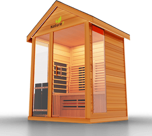 Medical Breakthrough Saunas - Nature 7 - 3 Person Hybrid Steam And Infrared Outdoor Sauna